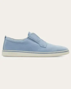 Herren Derby-Slipper Blau Größe