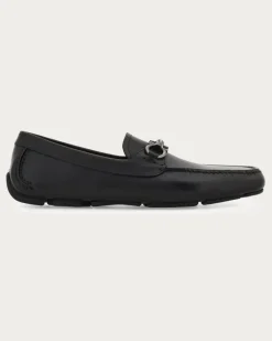 Herren Driver-Mokassin mit Gancini-Ornament Schwarz Größe