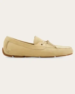 Herren Driver-Mokassin mit Schnürband Beige Größe