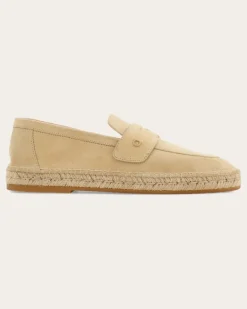 Herren Espadrille-Loafer Beige Größe
