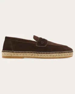 Herren Espadrille-Loafer Braun Größe