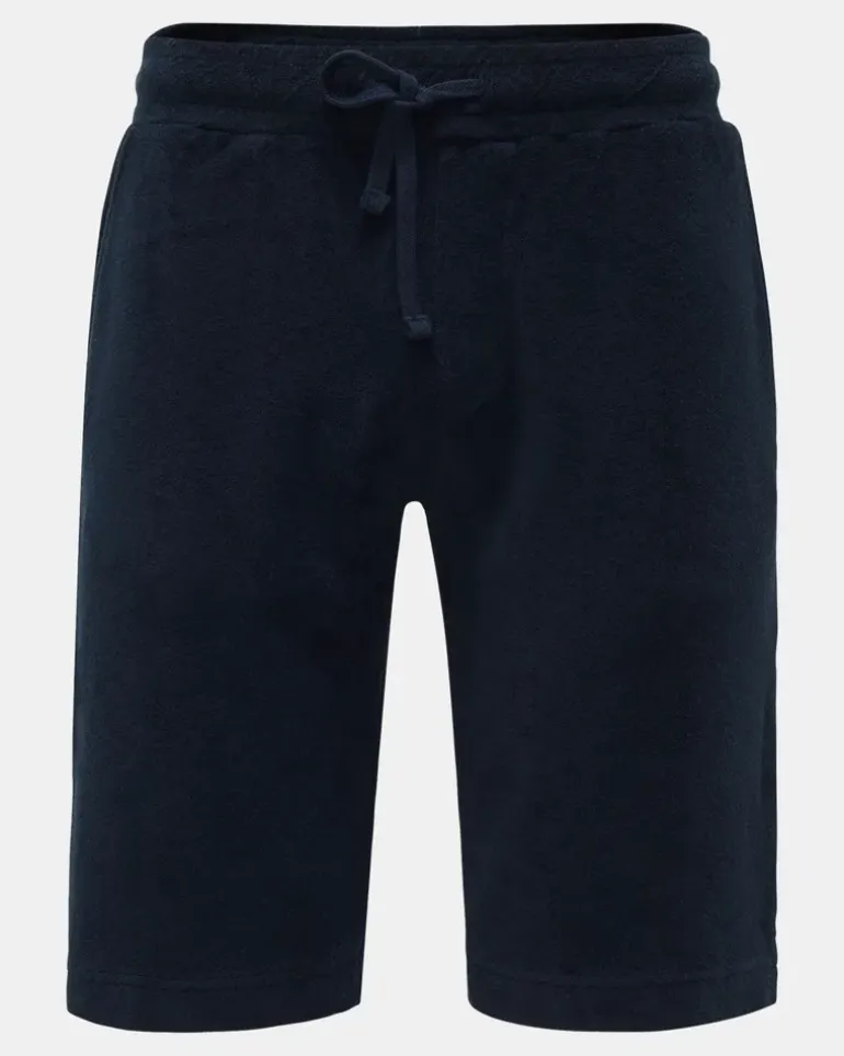 Herren - Frottee-Bermudas 'Oyster' dark navy
