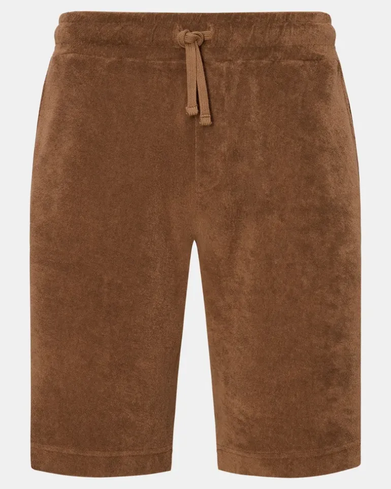 Herren - Frottee-Shorts 'Terry' braun
