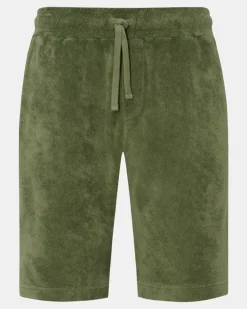 Herren - Frottee-Shorts 'Terry' grün