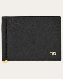 Herren Gancini Brieftasche mit Clip Schwarz