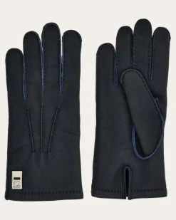 Herren Gefütterte Handschuhe Blau