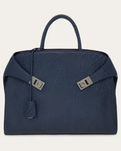 Herren Hug Aktentasche Blau