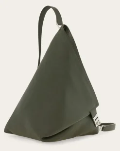 Herren Hug Einschulter-Rucksack mit Schnalle Grün