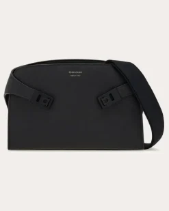 Herren Hug Kuriertasche Schwarz