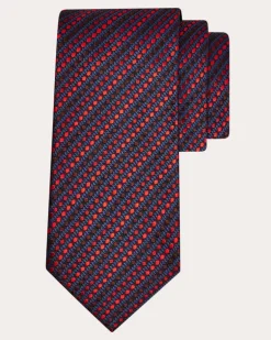 Herren Jacquard-Krawatte Dots - Infinite Inspirations Blau