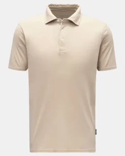 Herren - Jersey-Poloshirt 'Organic Polo' beige