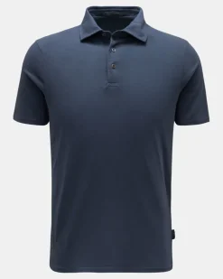 Herren - Jersey-Poloshirt 'Organic Polo' navy
