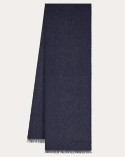 Herren Kaschmirschal Blau