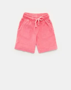 Herren - Kinder Frottee-Bermudas 'Kids Terry Bermuda' koralle