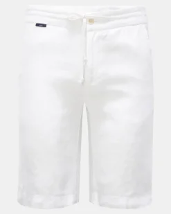 Herren - Leinen-Bermudas 'Linen Bermuda' weiß
