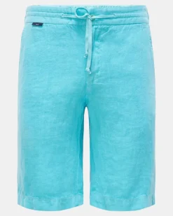 Herren - Leinen-Bermudas 'Linen Bermuda' türkis
