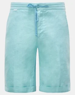Herren - Leinen-Bermudas 'Linen Bermuda' türkis