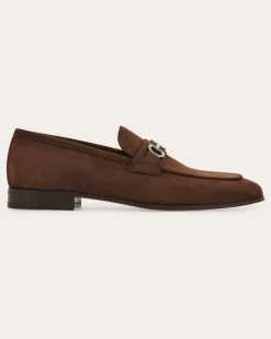 Herren Loafer mit Gancini-Ornament Braun Größe
