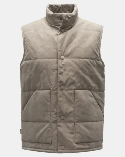 Herren - Outdoorweste 'Waxed Vest' beige