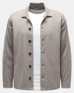 Herren - Overshirt 'Fresco Light Overshirt' hellgrau