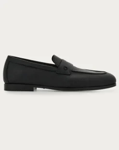 Herren Penny-Loafer Schwarz Größe