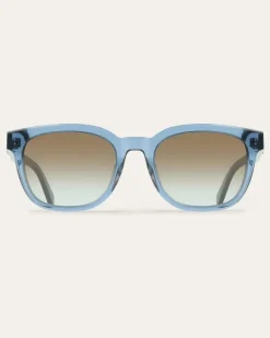 Herren Quadratische Sonnenbrillen Blau
