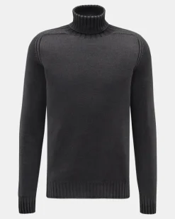 Herren - Rollkragenpullover 'Foggy Turtle' anthrazit