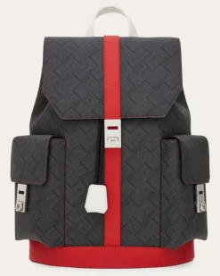 Herren Rucksack mit Doppeltasche - Citymatch Capsule Rot