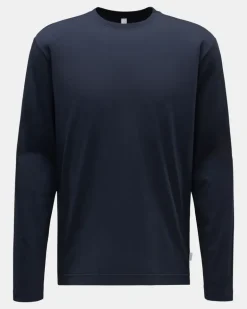 Herren - Rundhals-Longsleeve 'Oyster Jersey Tee' navy