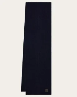 Herren Schal aus Mischkaschmir Blau