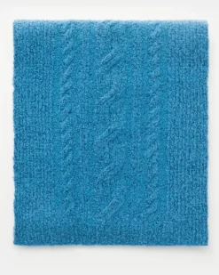 Herren - Schal 'Chunky Scarf' azurblau