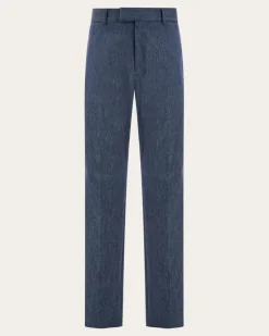 Herren Schneiderhose Blau