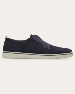 Herren Slip-on-Derby Blau Größe 5