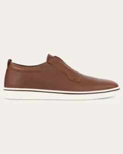 Herren Slip-on-Derby Braun Größe