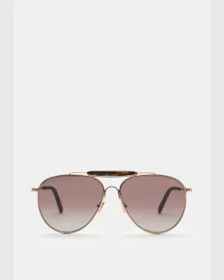 Herren - Sonnenbrille 'Rafael' gold/braun