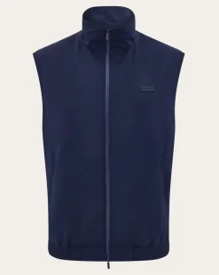 Herren Sportliche Weste Blau