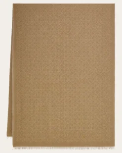 Herren Stola mit Logo Beige