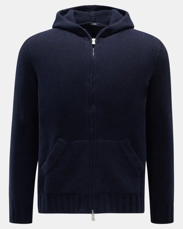 Herren - Strickjacke 'Blended Full Zip' navy