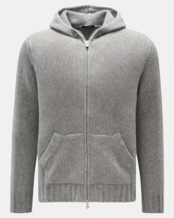 Herren - Strickjacke 'Blended Full Zip' grau