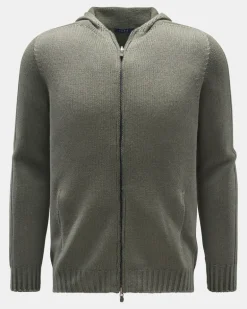 Herren - Strickjacke 'Foggy Full Zip' oliv