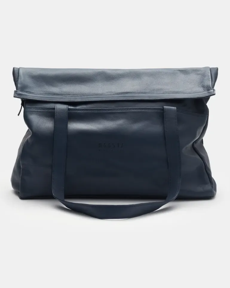 Herren - Tasche 'Messenger Bag Nubuck' rauchblau