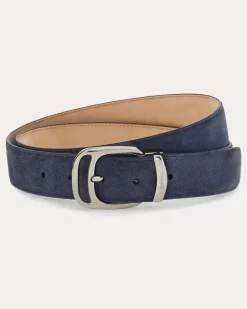 Herren Verstellbarer Gürtel Blau