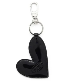 Herzförmiger Anhänger mit glänzendem Finish - Charms und Schlüsselanhänger - Damen - Schwarz