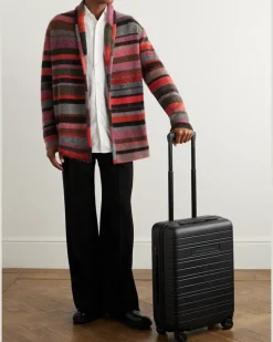 H5 Essential ID 55cm Polycarbonate Suitcase Black