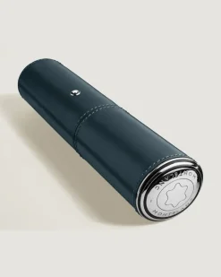 High Artistry und Artisan Etui für 1 Schreibgerät aus Meisterstück Leder - Samtblau - Leder - MB220952 - Schreibgeräteetuis