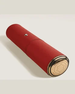 High Artistry und Artisan Etui für 1 Schreibgerät aus Soft Leder - Staubrot - Leder - MB220953 - Schreibgeräteetuis