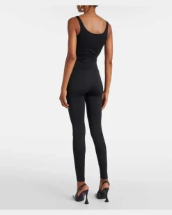 High-Rise Leggings The Wow aus Jersey Schwarz