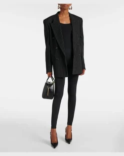 High-Rise Leggings The Wow aus Jersey Schwarz