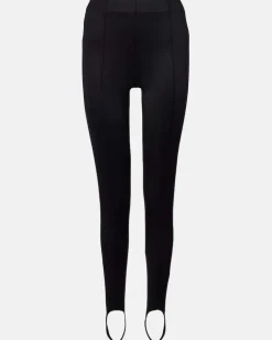 High-Rise Steg-Leggings Caserta Schwarz
