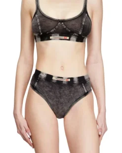 Hipster Briefs aus Jersey in Denim-Optik - Panties - Damen - Schwarz
